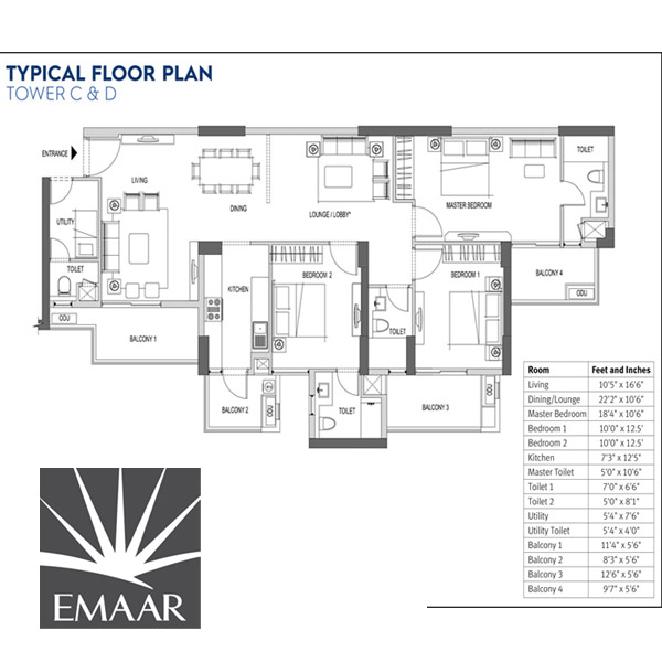 emaar palm heights sector 77 gurgaon