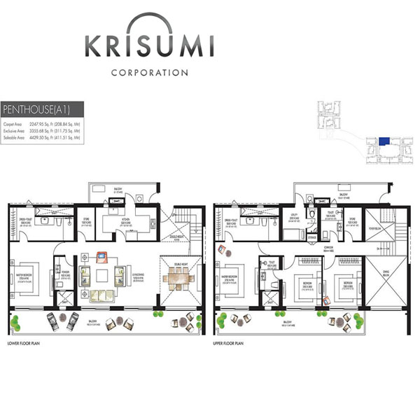 krisumi waterfall residences sector 36a gurgaon