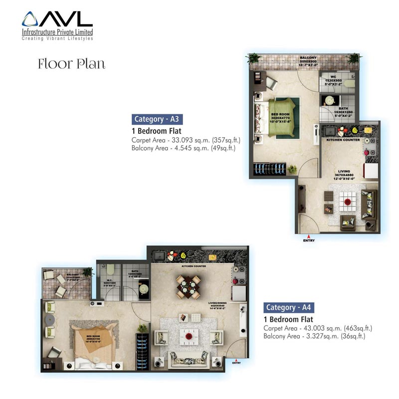 Avl 36 Gurgaon Floor Plan