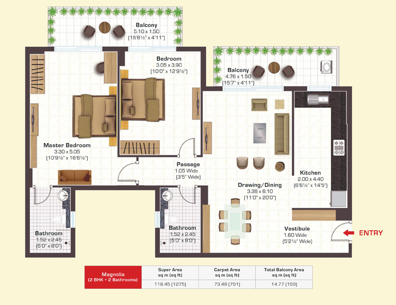 ashiana anmol floorplan